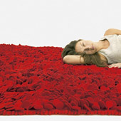 Tappeto Roses Red