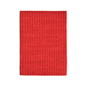 Rug Vertical Stripes Red