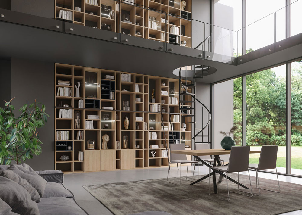 Libreria Living 606