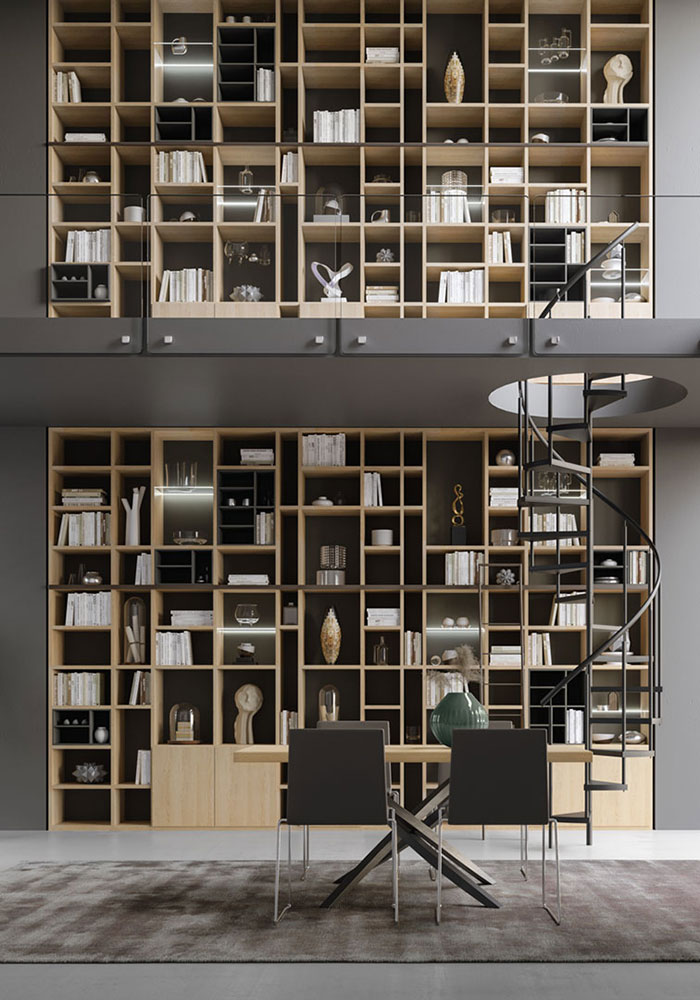 Libreria Living 606