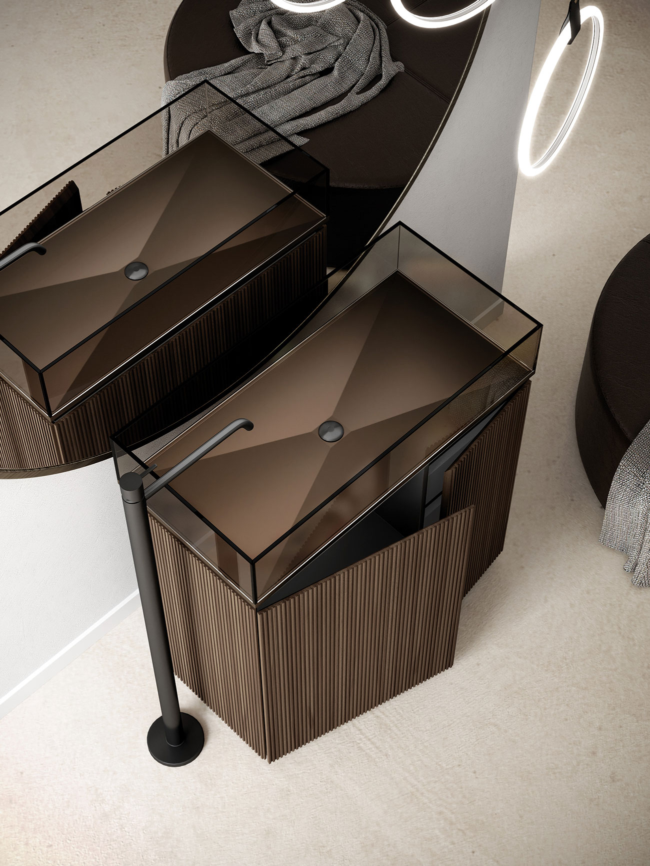 Composizione Plissé Legno