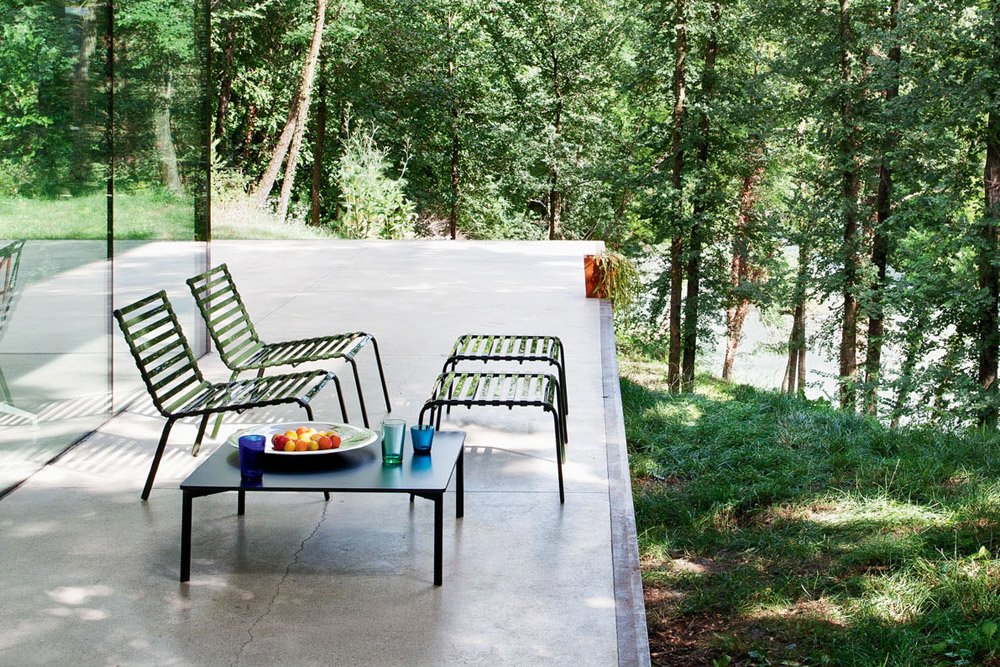 Sgabello Striped