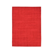 Teppich Vertical Stripes Red