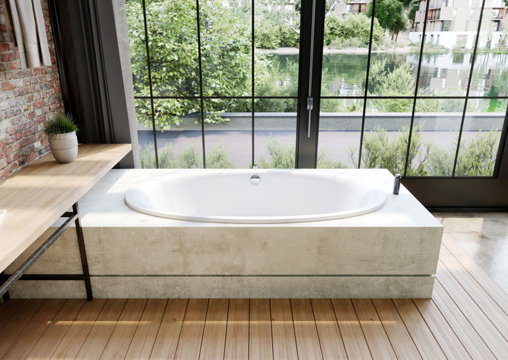 Whirlpool Bathtub Ellipso Duo Oval