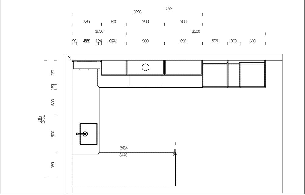 Cucina modello Forma mentis con penisola valcucine