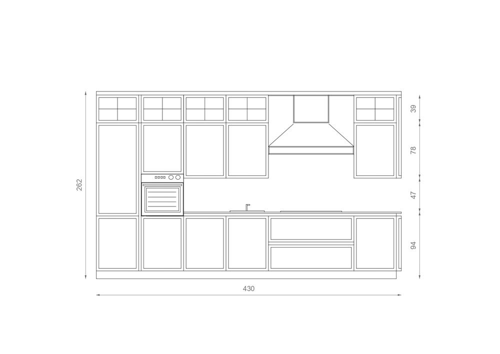 Cucina modello Frame