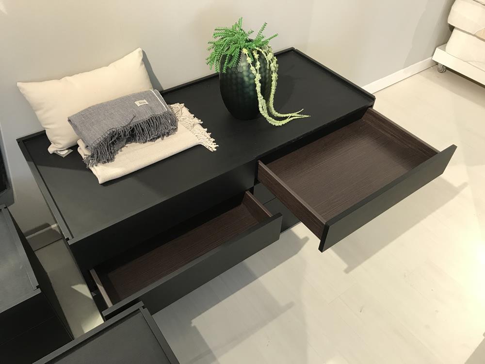 GRUPPO LETTO FLOU LIPARI WENGE'