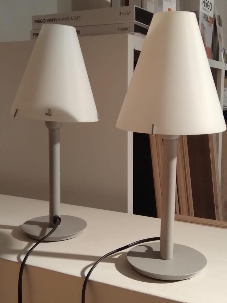LAMPADA DA TAVOLO ABAT JOURS MANOLA ITALIANA LUCE