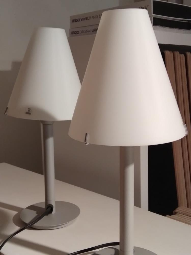 LAMPADA DA TAVOLO ABAT JOURS MANOLA ITALIANA LUCE