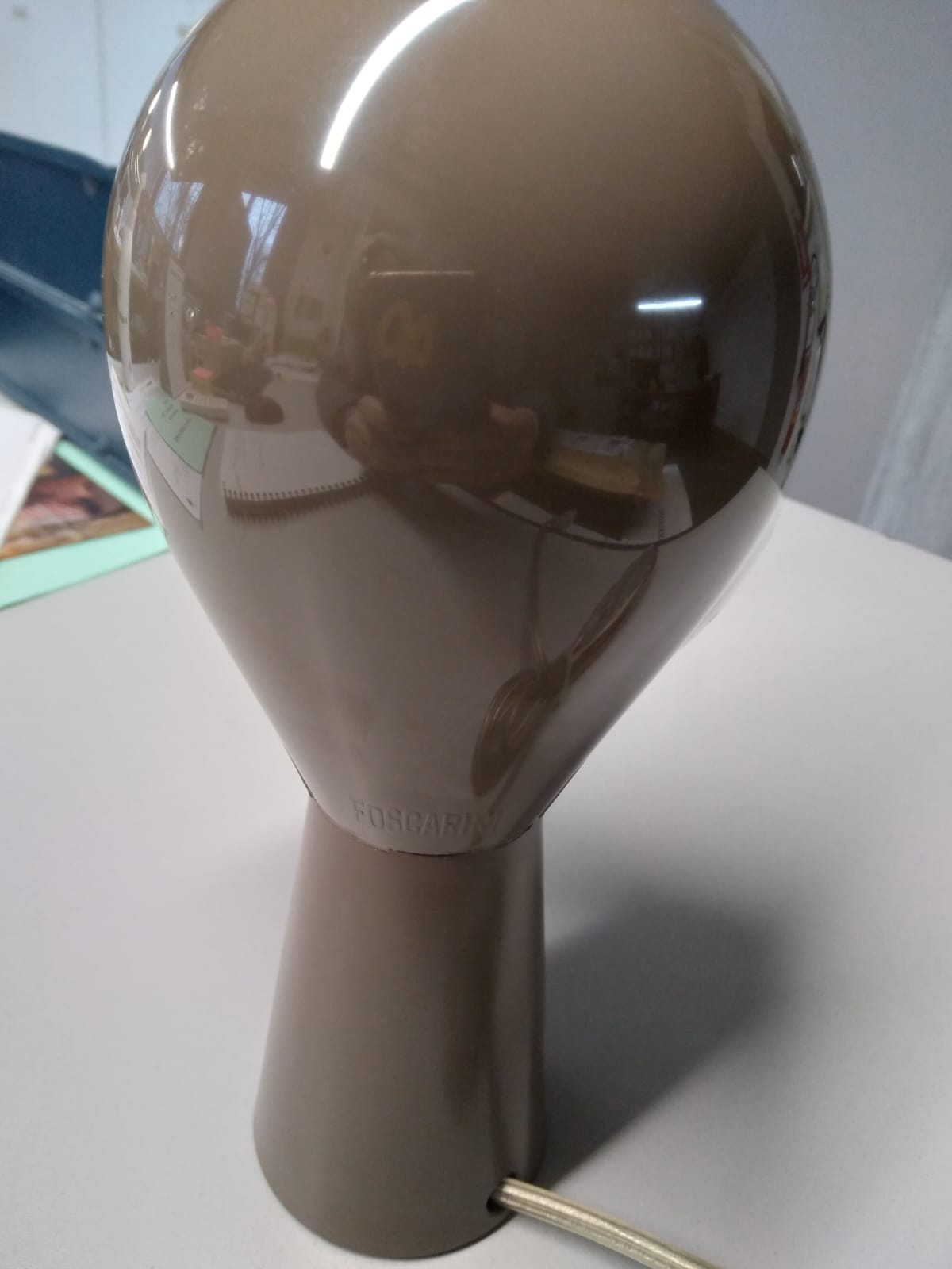 LAMPADA DA TAVOLO BINIC Foscarini Colore Fango