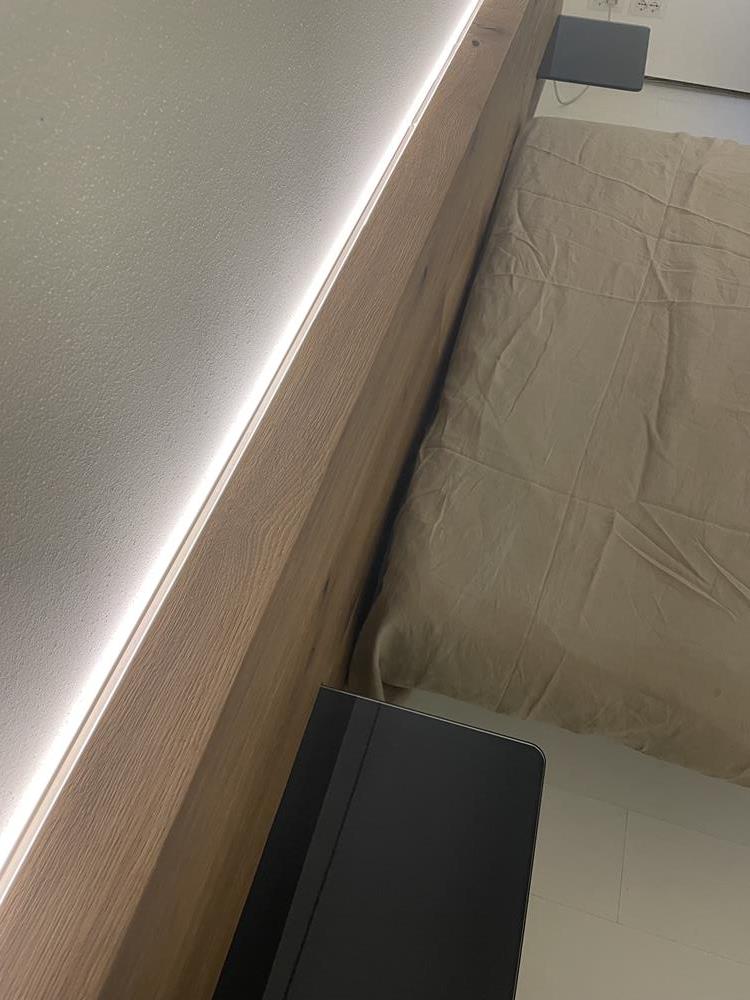 Letto LAGO FLUTTUA Testata Wildwood/Blu