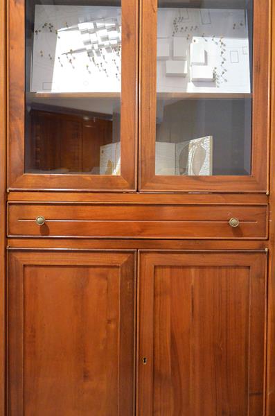 MARCHETTI libreria MG 800 noce nazionale massello