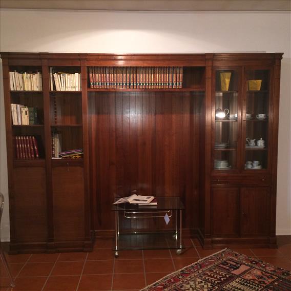 MARCHETTI libreria MG 800 noce nazionale massello
