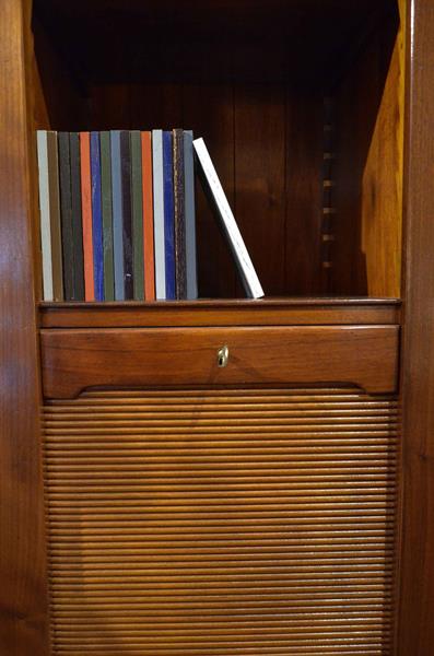MARCHETTI libreria MG 800 noce nazionale massello