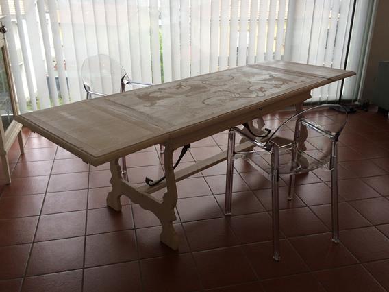 MARCHETTI tavolo FG576 massello Patina Maestrale