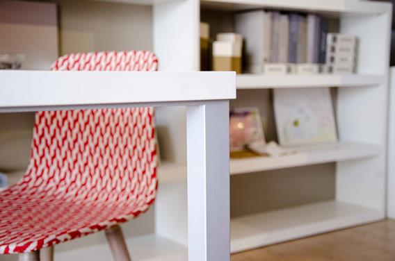 NIDI  libreria orizzontale con scrivania