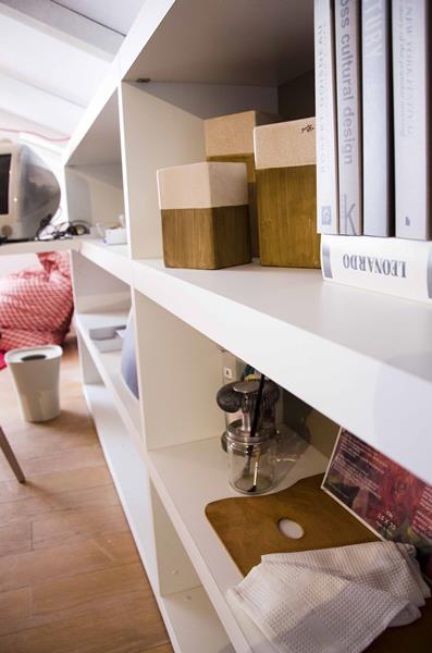 NIDI  libreria orizzontale con scrivania