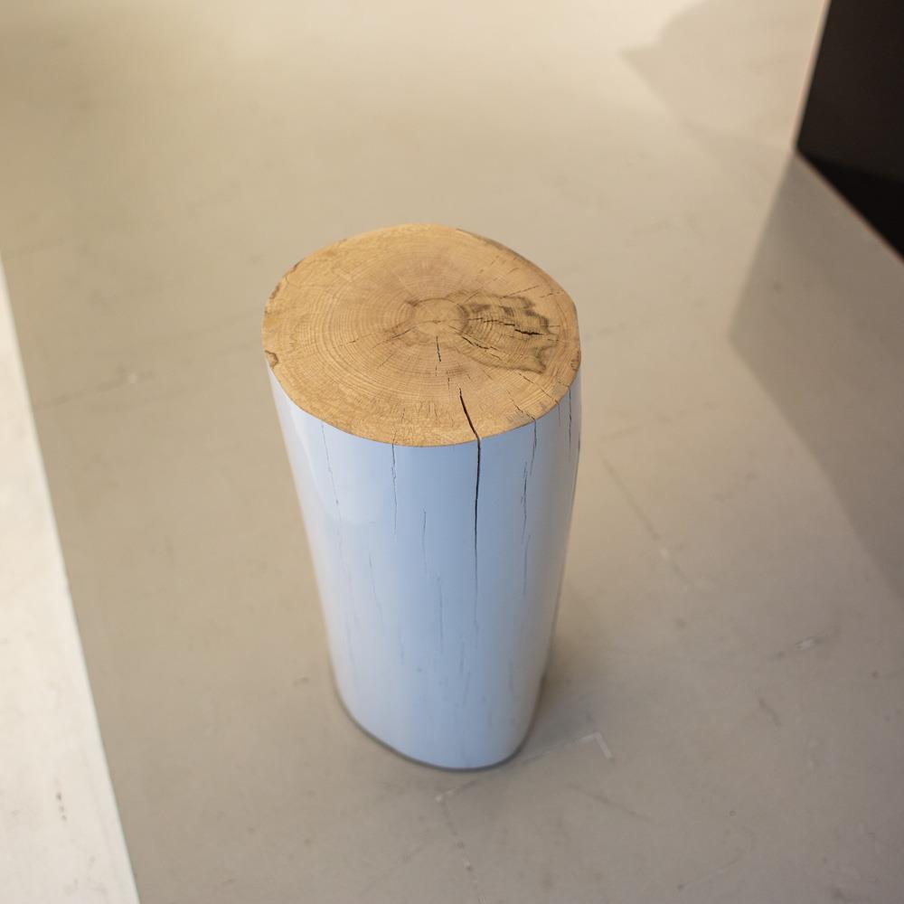 SEZIONE TRONCO LOG M W LACCATO BIANCO 