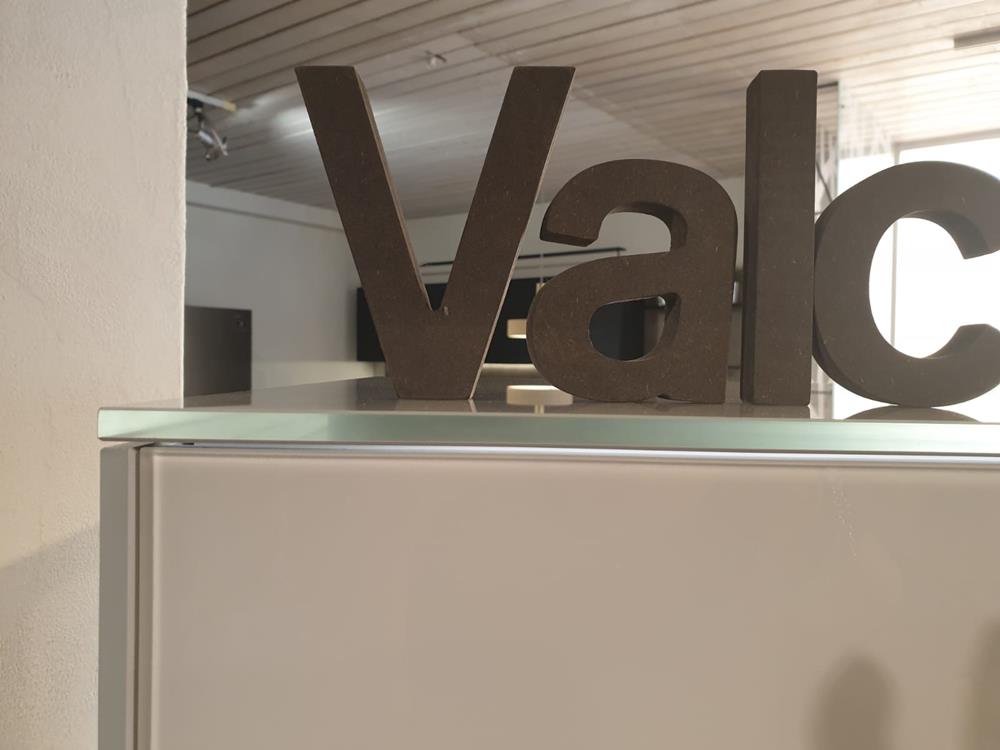 VALCUCINE ARTEMATICA isola Unicolor bianco VETRO 