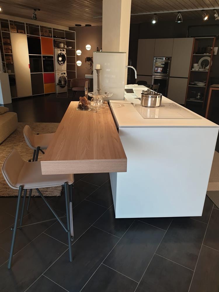 VALCUCINE ARTEMATICA isola Unicolor bianco VETRO 