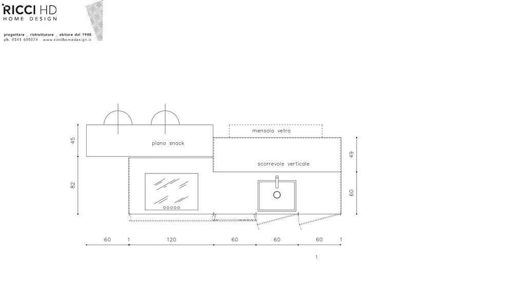 VALCUCINE ARTEMATICA isola Unicolor bianco VETRO 