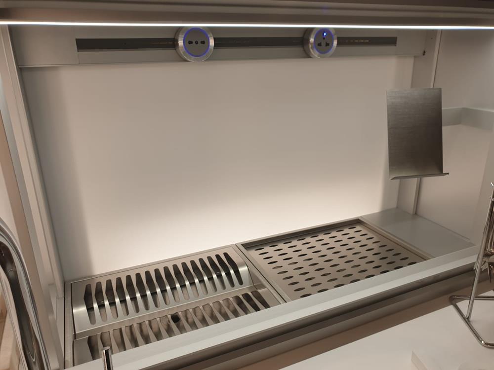 VALCUCINE ARTEMATICA isola Unicolor bianco VETRO 