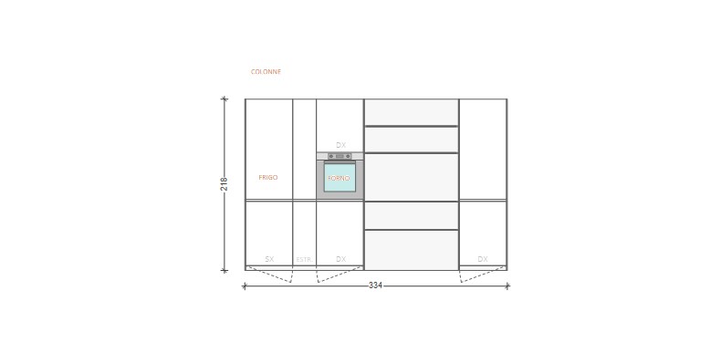 CUCINA MOD. RICICLANTICA VALCUCINE