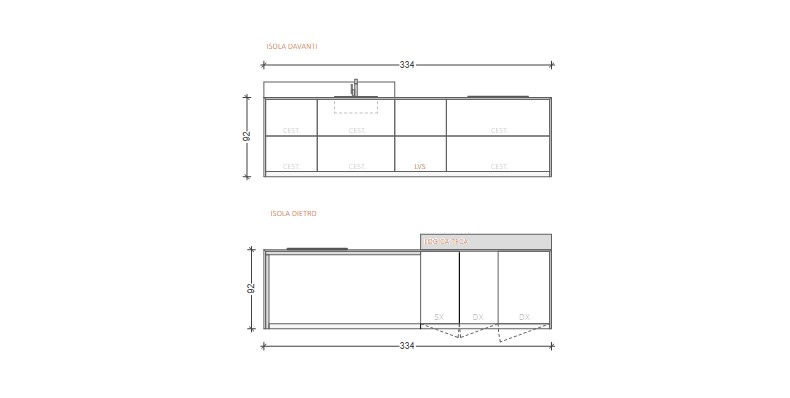 CUCINA MOD. RICICLANTICA VALCUCINE