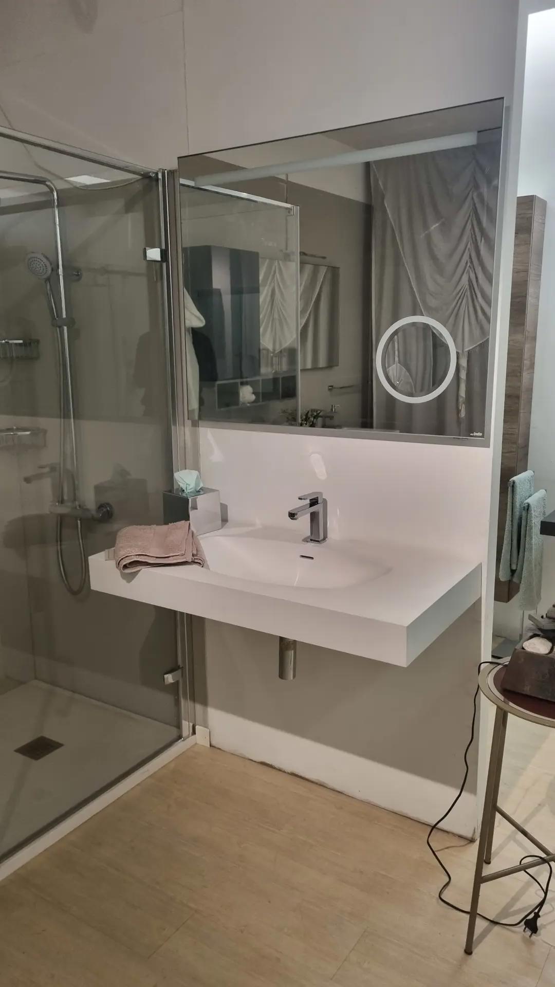 lavabo corian bianco opaco