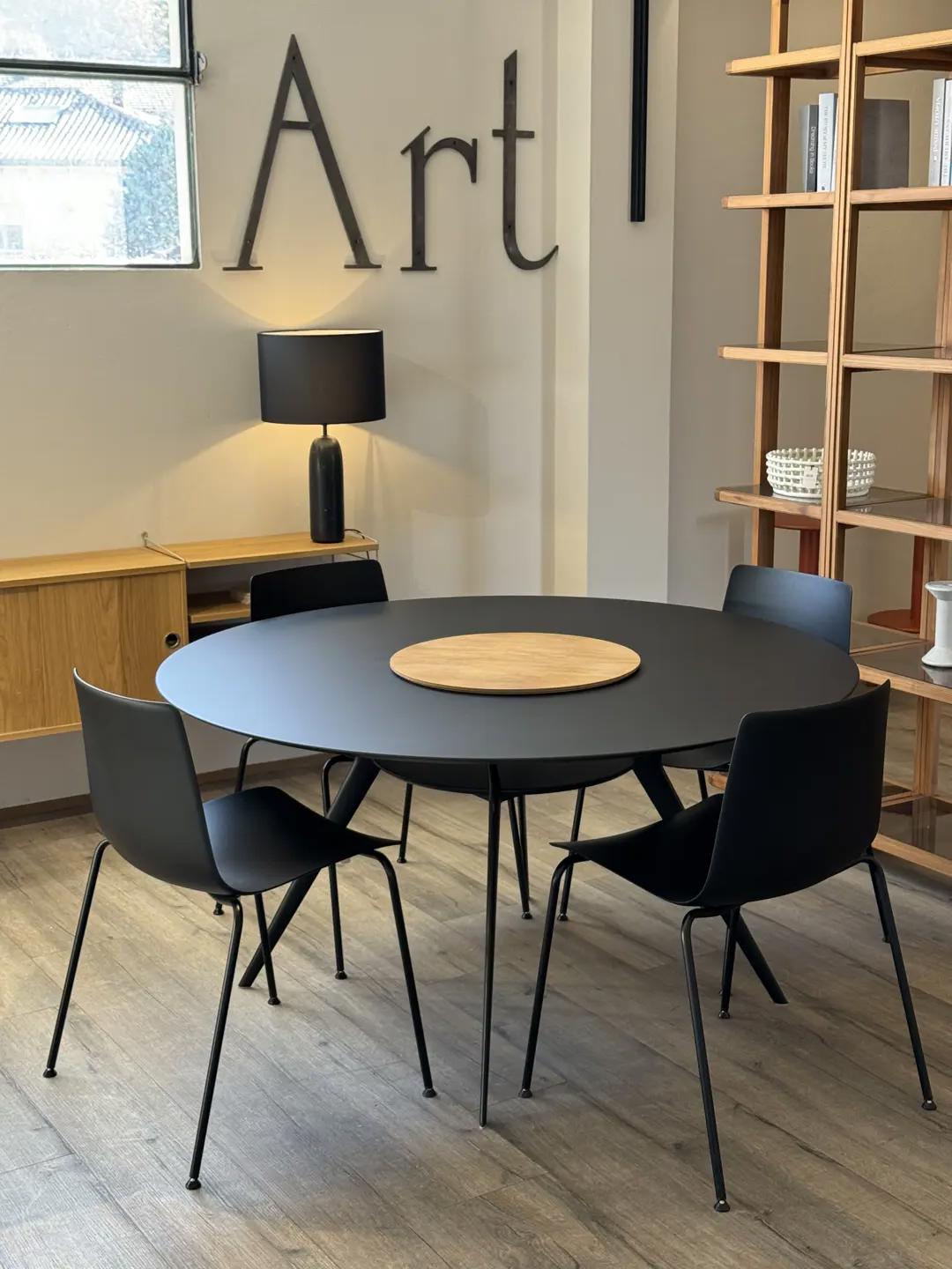 String composizione credenza sospesa con ante scorrevoli e ripiani rovere naturale