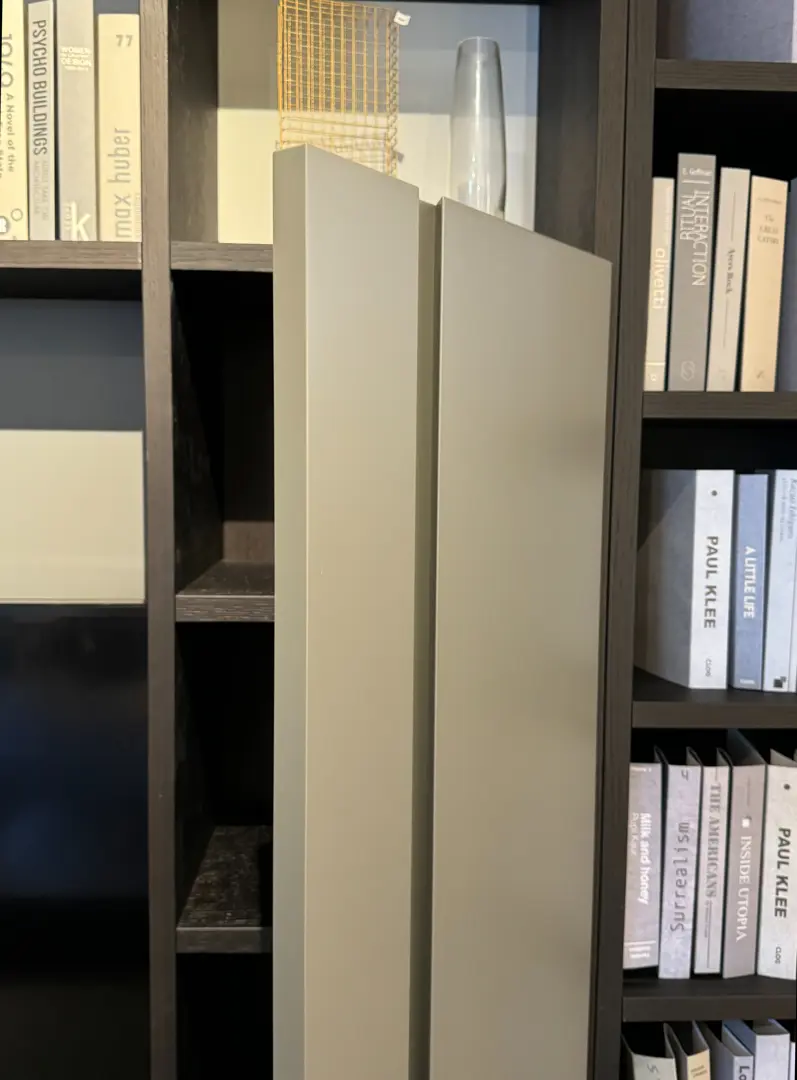 libreria Selecta Lema rovere carbone laccato basalto