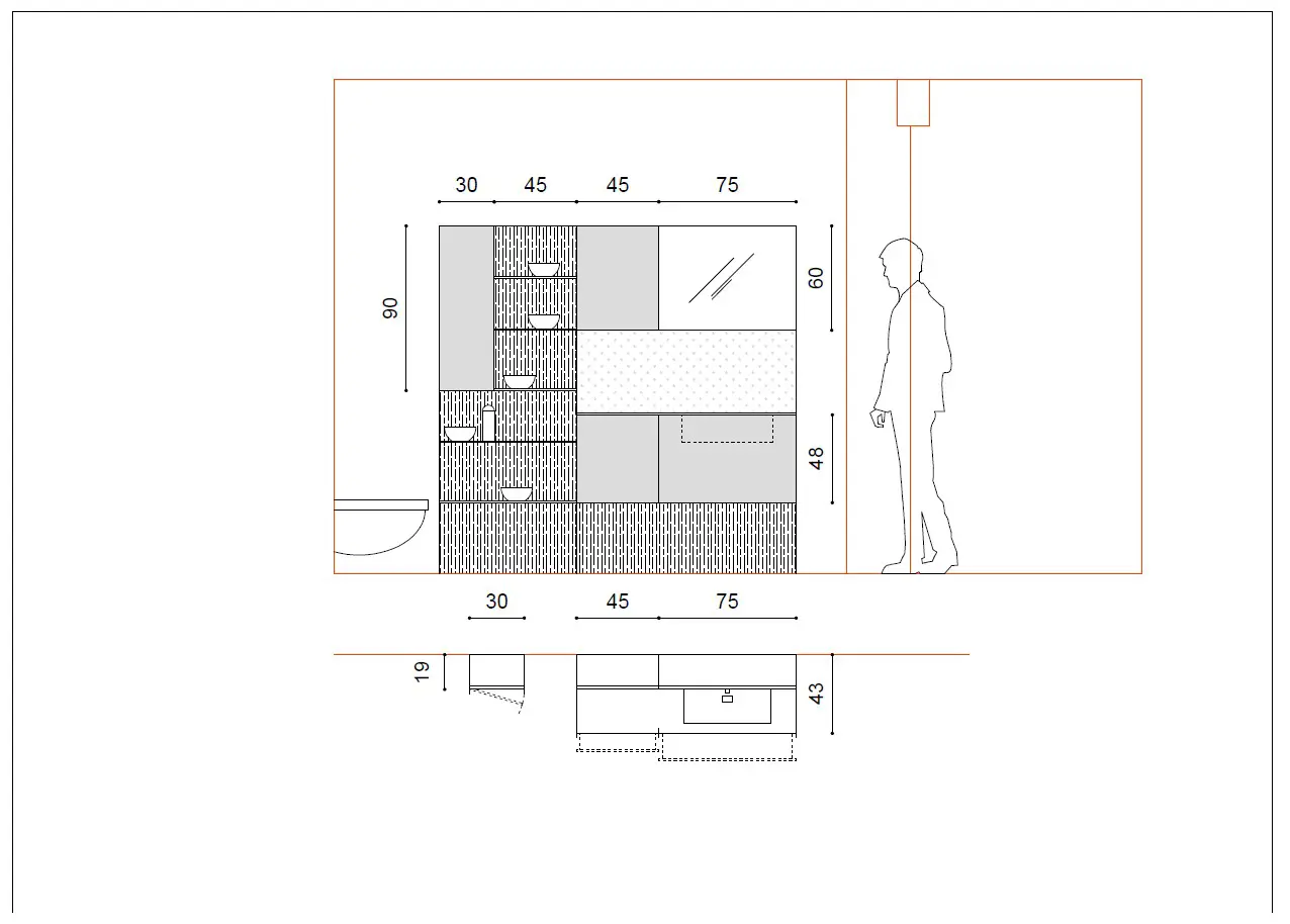 ALTAMAREA bagno con boiserie