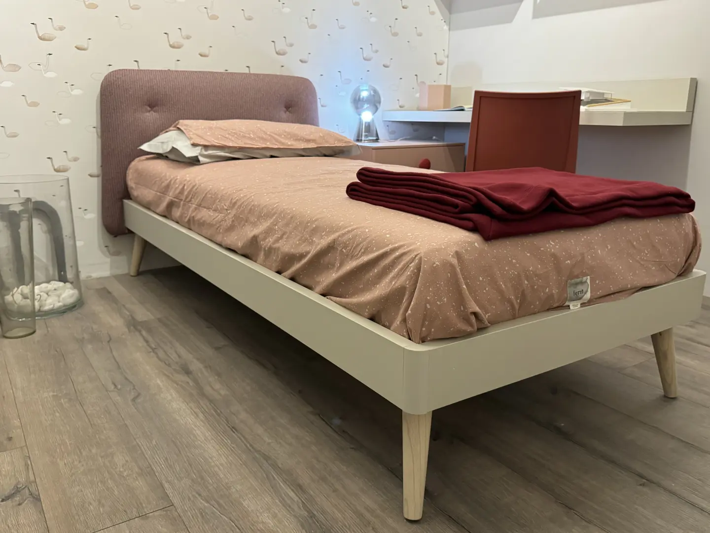 NIDI letto Cleo singolo imbottito