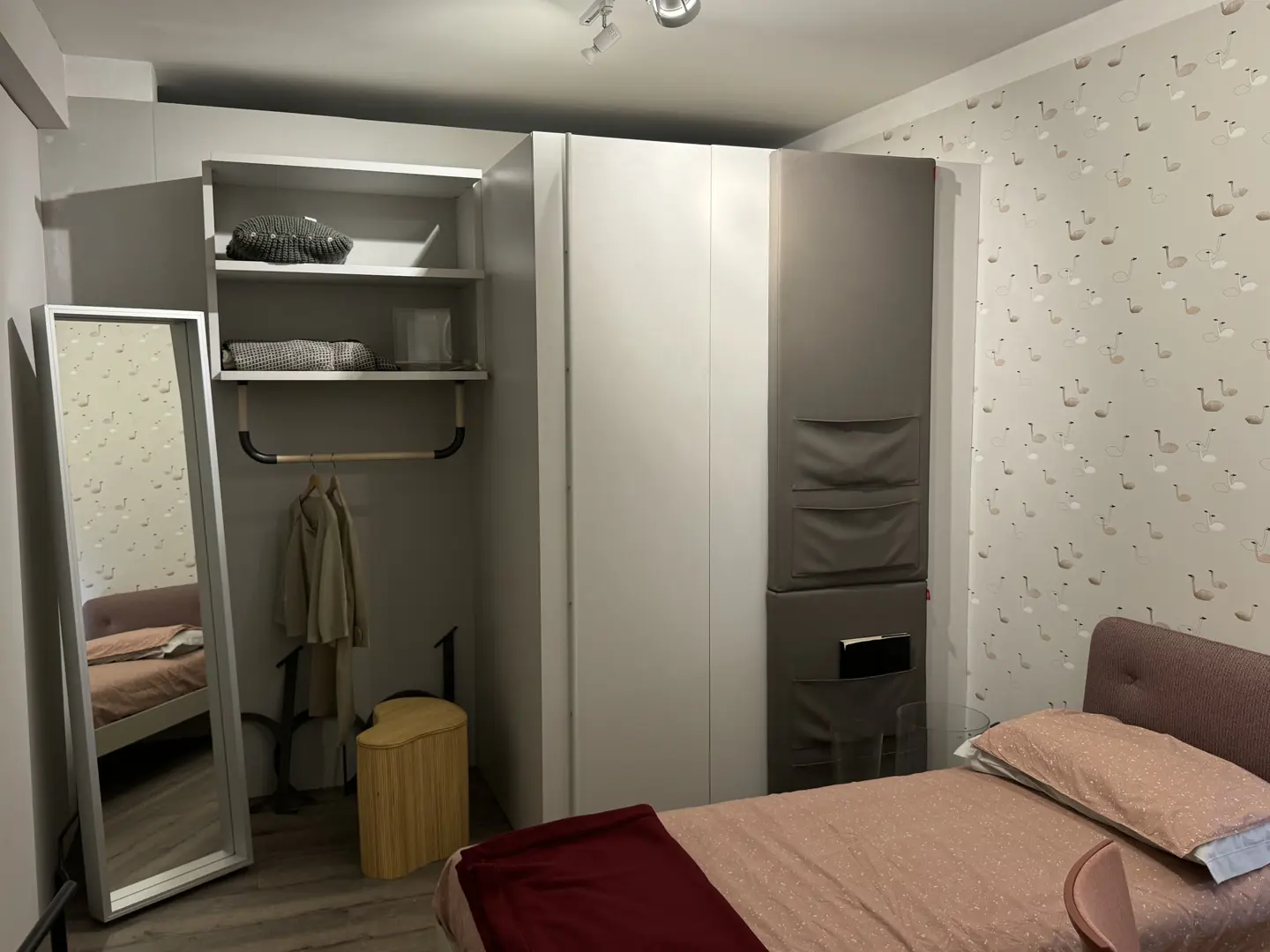 NIDI libreria Canapa  Loop con appendiabiti legno 