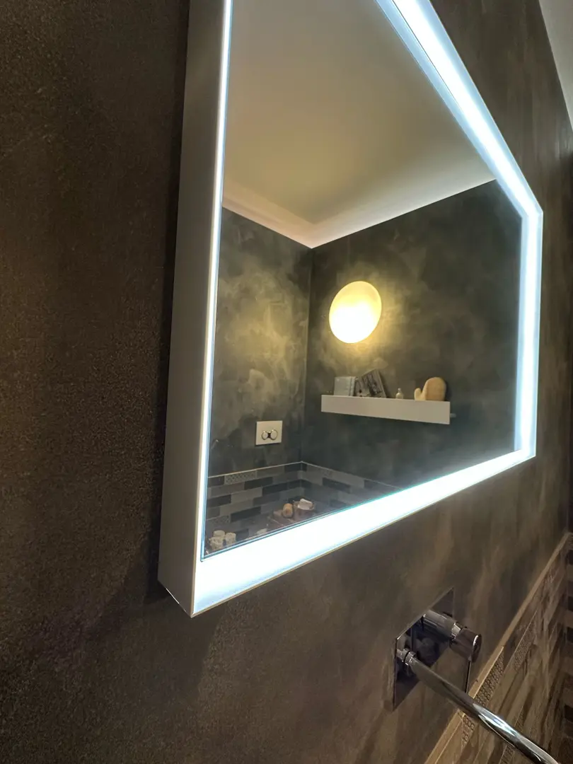 BIREX specchio con led perimetrali