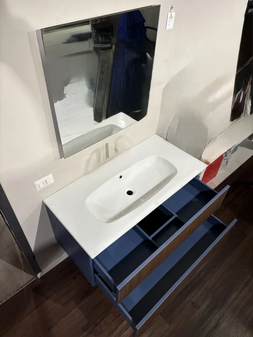 EBAN modello VALENTINA blu danubio 2 cassetti