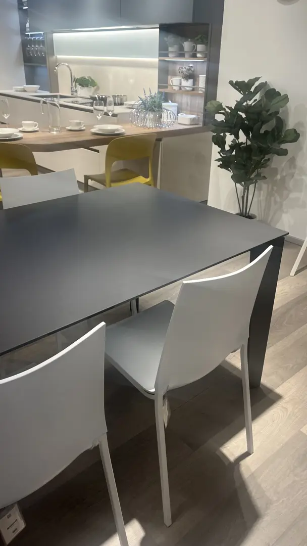 Bontempi - Tavolo Cruz 160 x 90 in superceramica allungabile