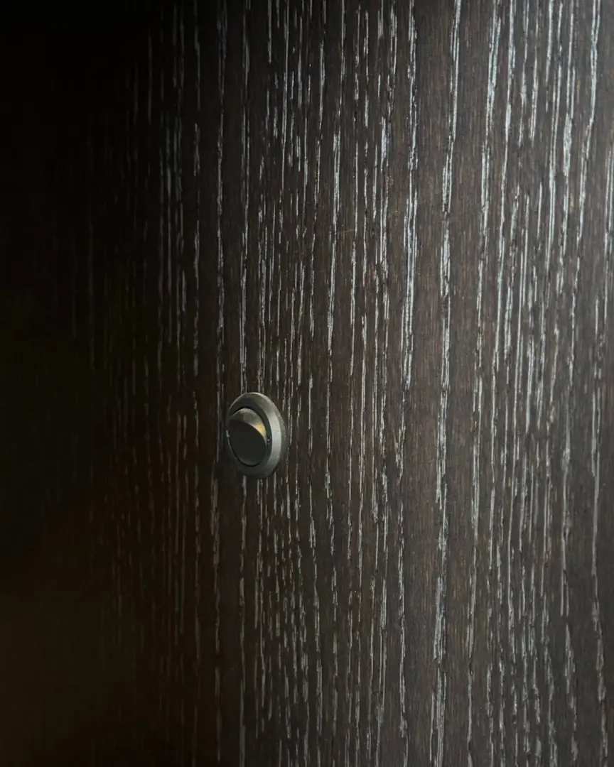 Selecta Lema composizione libreria con teche rovere moro