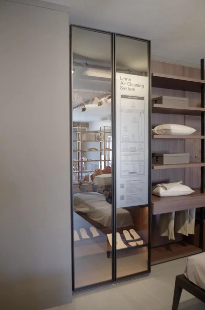 Armadio vetro Dandy Lema con Air Cleaning System