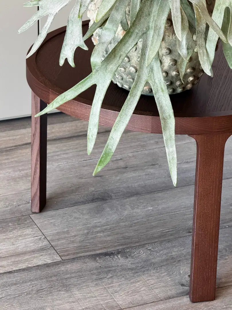 tavolino tondo impiallicciato Condè Twils