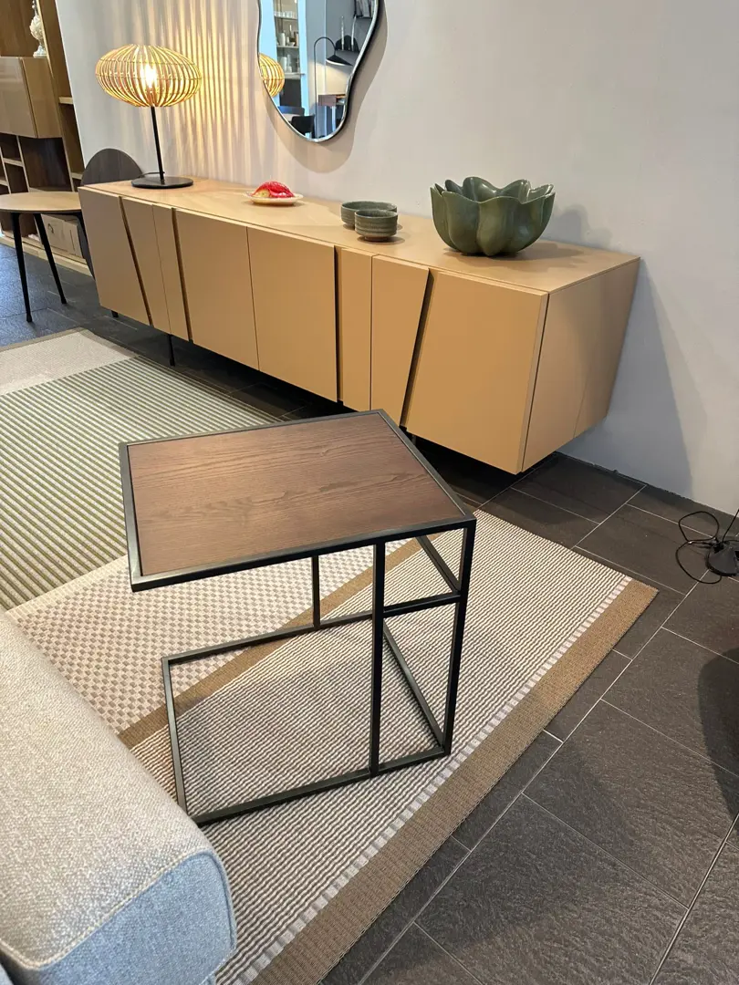 tavolino servetto Condè Twils frassino caffé