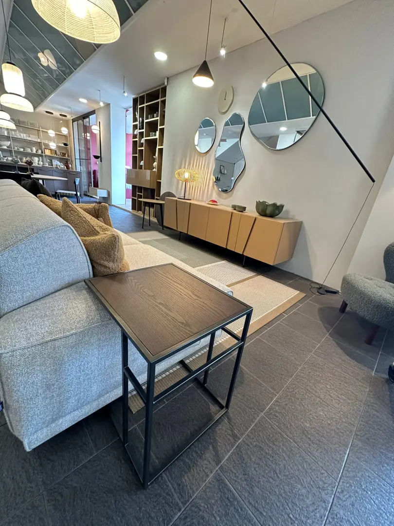 tavolino servetto Condè Twils frassino caffé