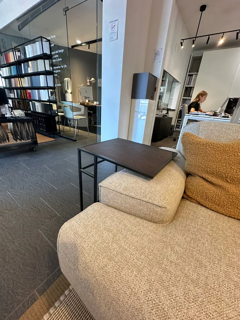 tavolino servetto Condè Twils frassino caffé