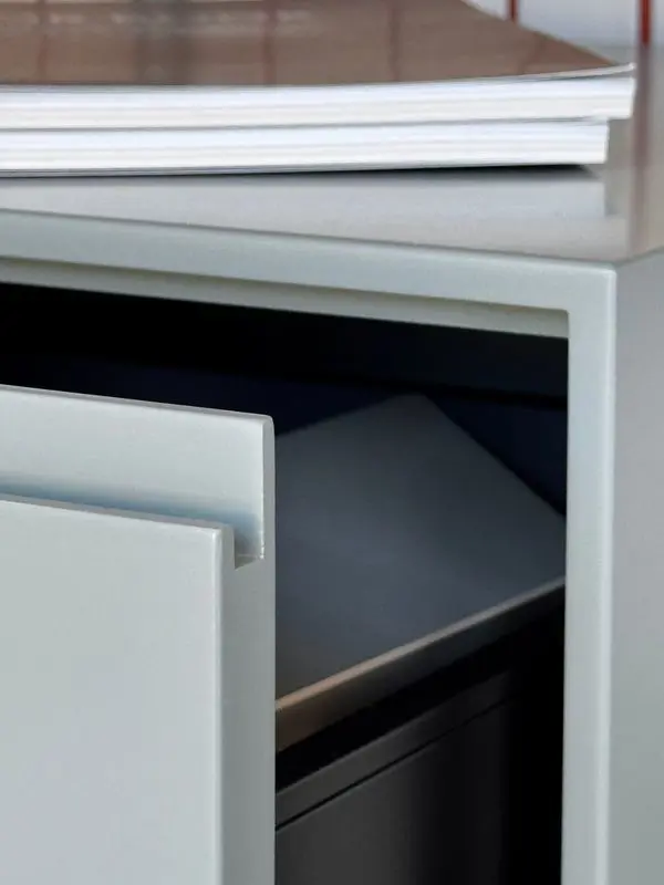 Mobile lavabo Velo Nic design verde salvia