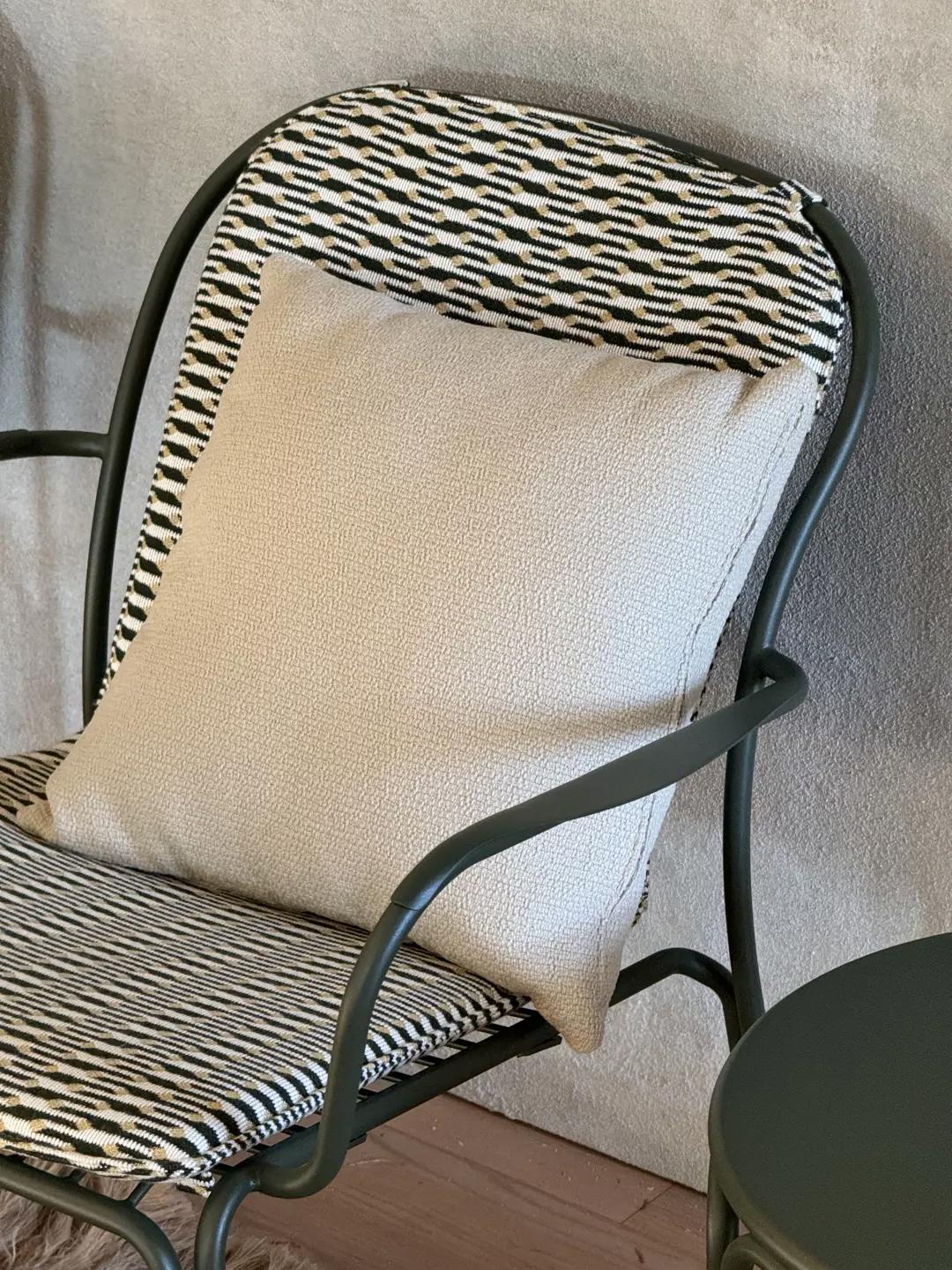 Thorvald 2 poltrone lounge con cuscini Outdoor