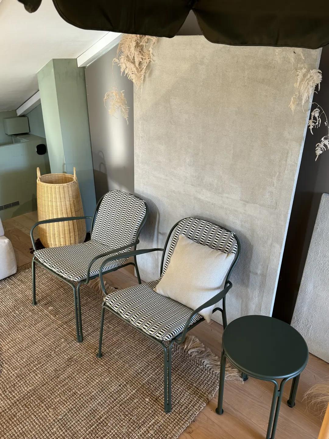 Thorvald 2 poltrone lounge con cuscini Outdoor