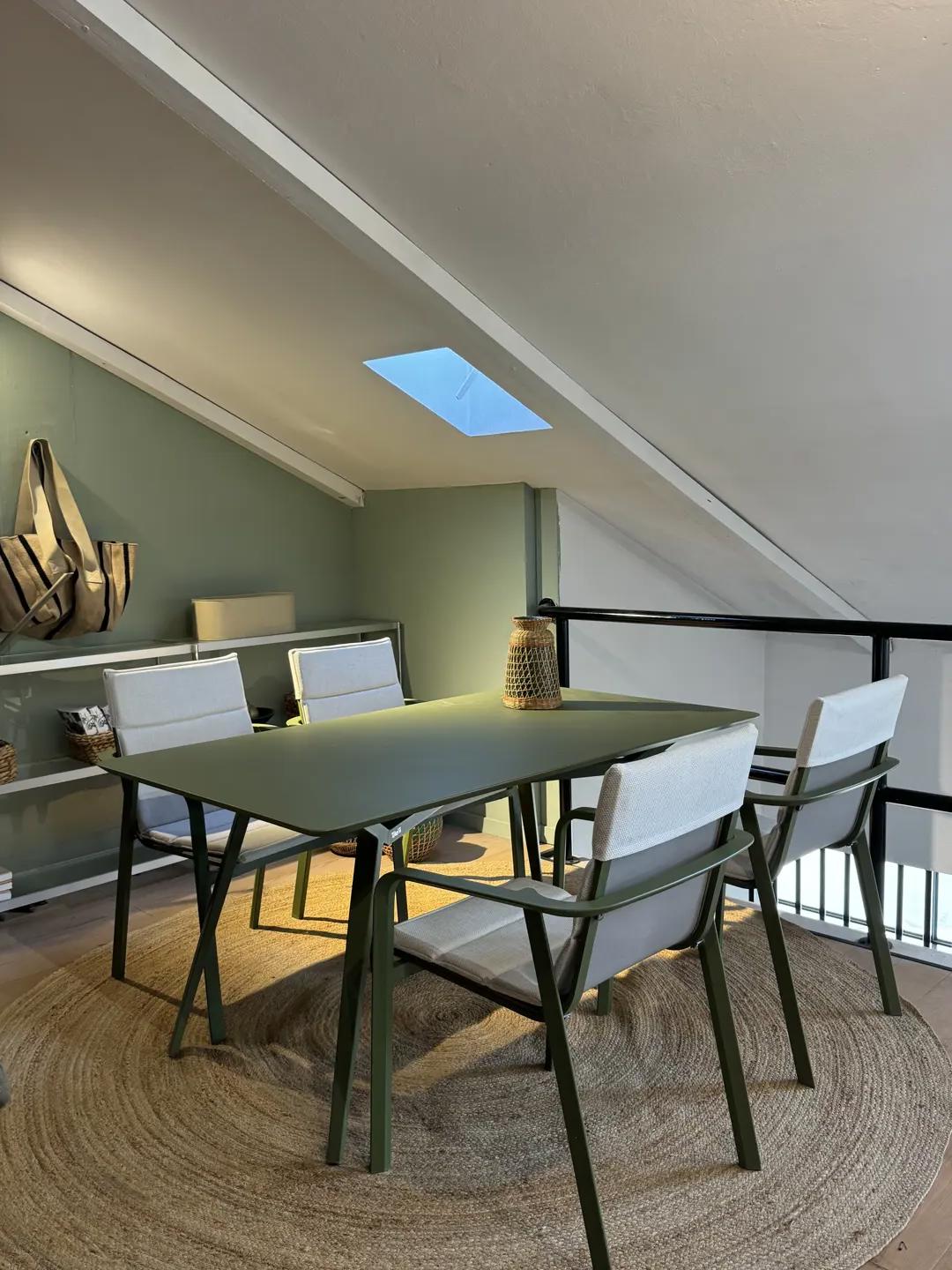 Milo tavolo outdoor pranzo rettangolare verde