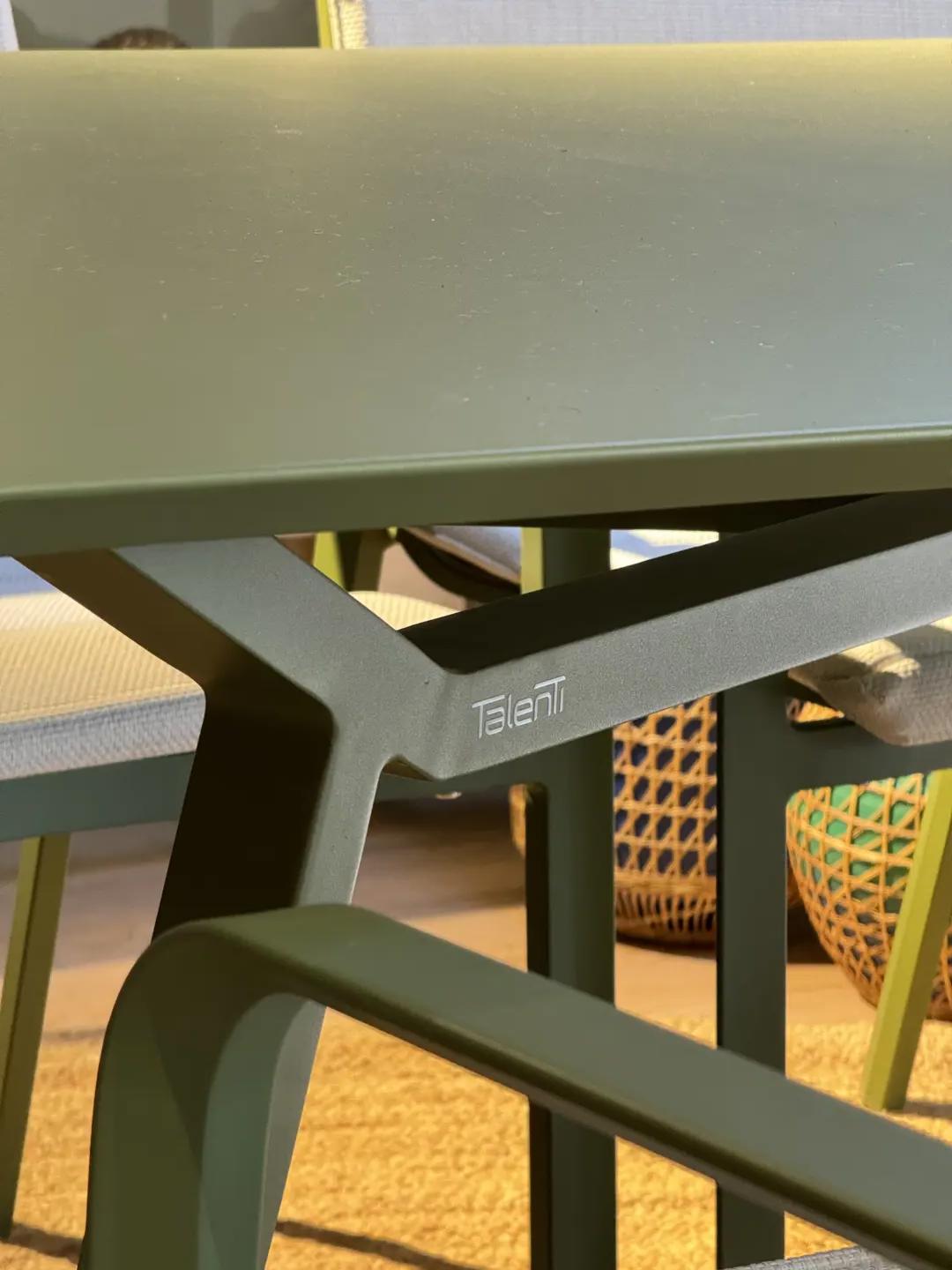 Milo tavolo outdoor pranzo rettangolare verde