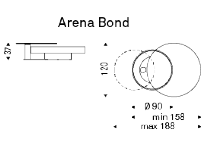 Tavolino Arena Bond Cattelan Italia