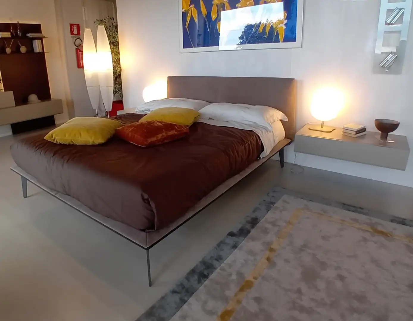 Letto Xilo con testata imbottita
